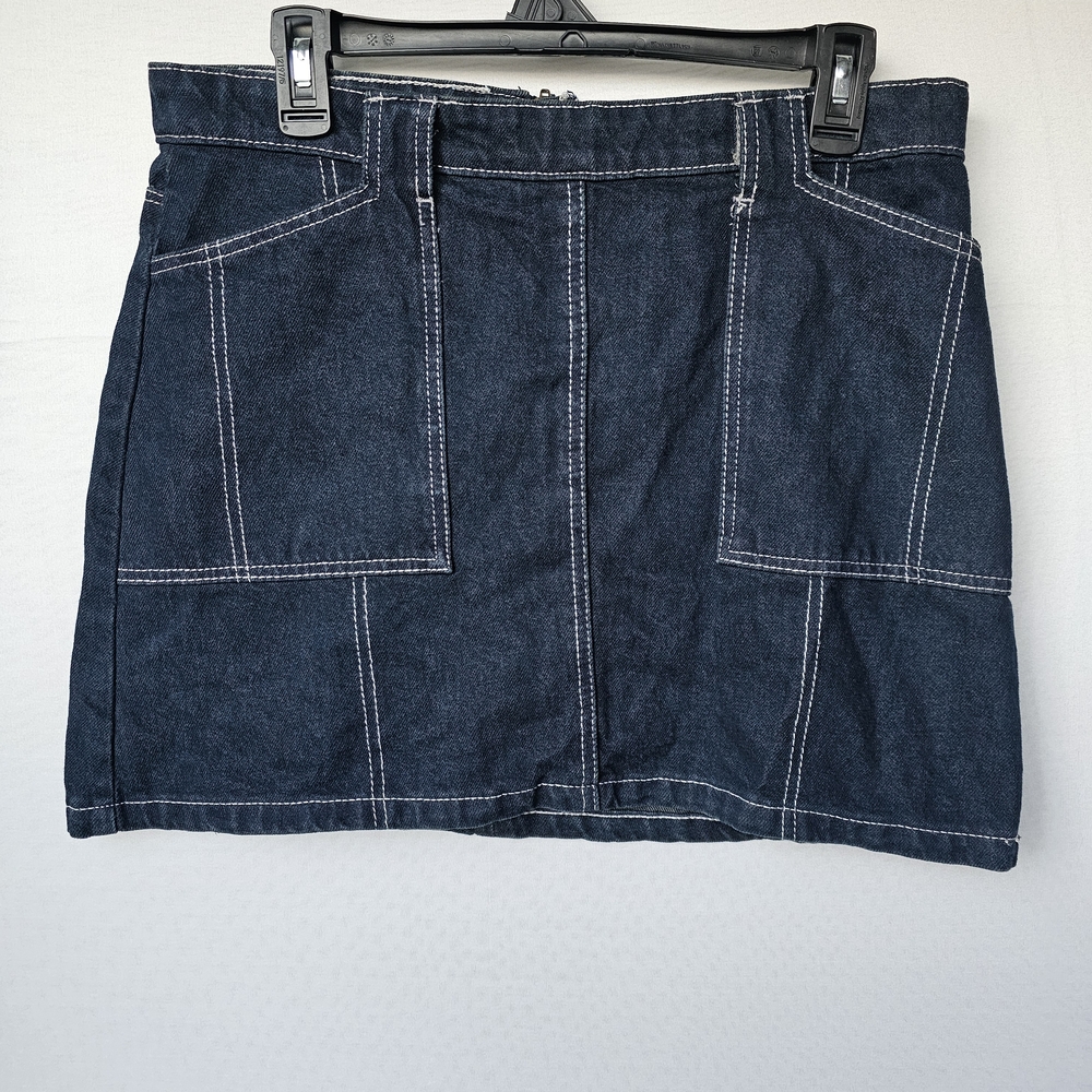 BDG utility-style denim mini skirt